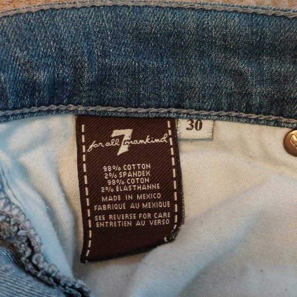 7 For All Mankind-Men's Standard Fit Jeans Size 30 x 32 - Picture 5 of 5